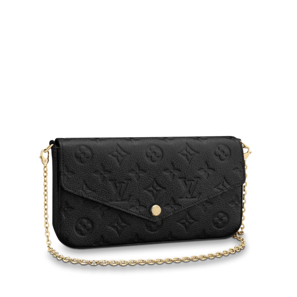 LOUIS VUITTON FÉLICIE POCHETTE BLACK M64064