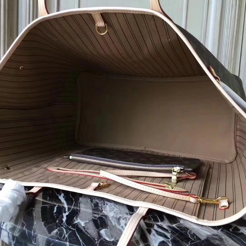 LOUIS VUITTON NEVERFULL GM BEIGE M40990 - Image 7