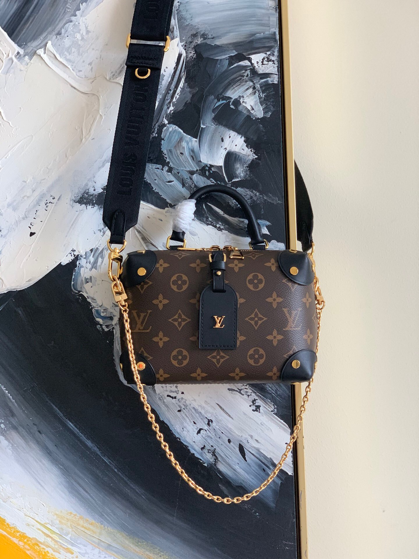 LOUIS VUITTON MONOGRAM PETITE MALLE SOUPLE 20CM M45571 - Image 11