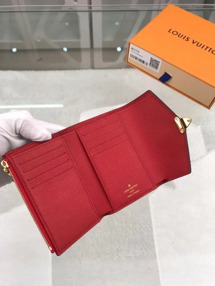 LOUIS VUITTON PALLAS COMPACT COMBINES WALLET 13CM RED - Image 6