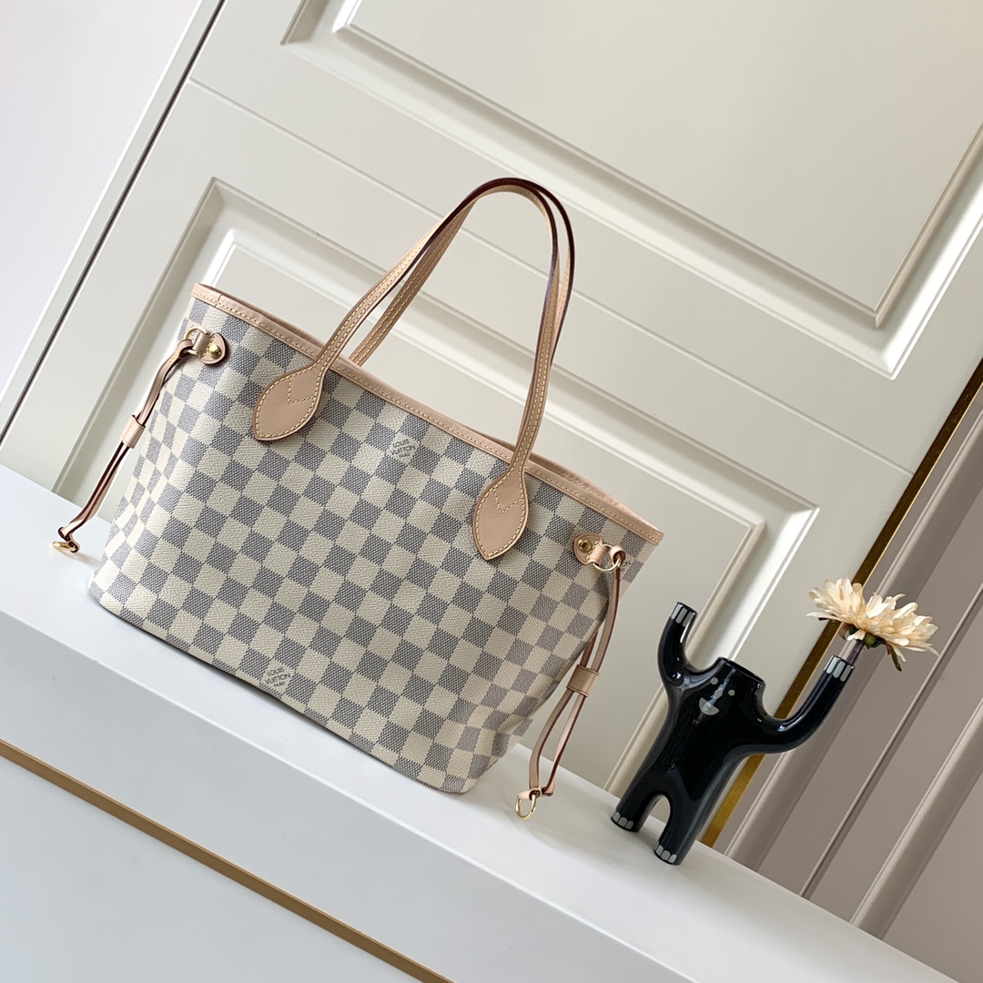LOUIS VUITTON NEVERFULL PM DAMIER AZUR 29M N41362 - Image 6