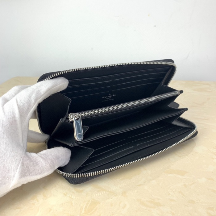 LOUIS VUITTON ZIPPY WALLET BLACK M61867 - Image 6