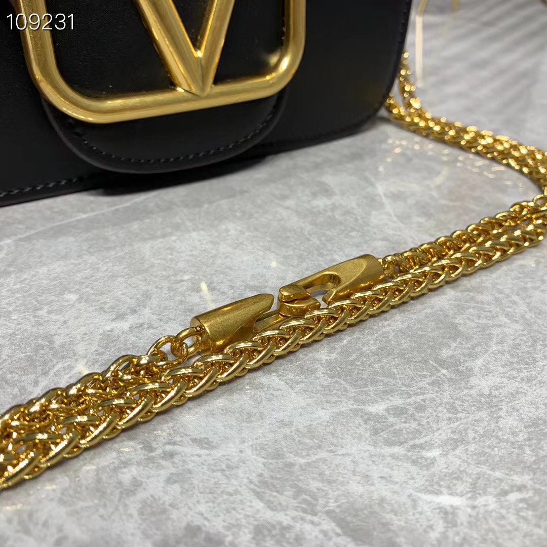 VALENTINO LOCÒ SMALL SHOULDER BAG IN BLACK 1W2B0K53ZXL0NO - Image 6