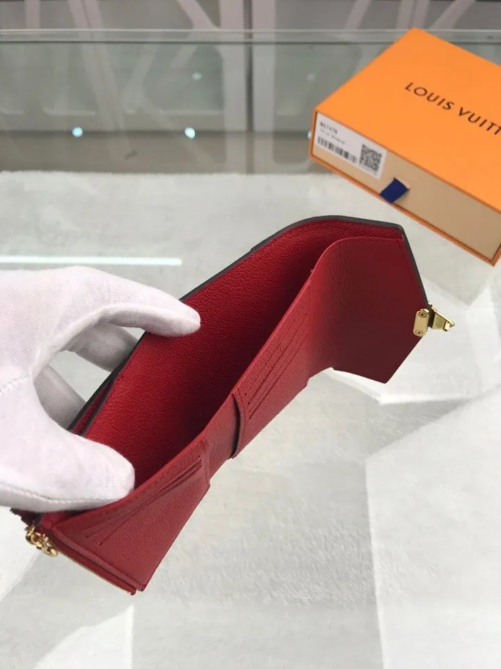 LOUIS VUITTON PALLAS COMPACT COMBINES WALLET 13CM RED - Image 7