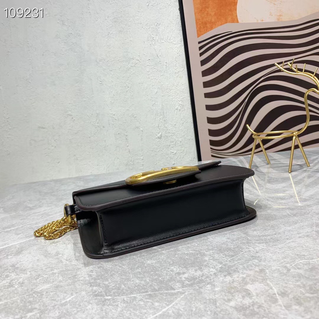 VALENTINO LOCÒ SMALL SHOULDER BAG IN BLACK 1W2B0K53ZXL0NO - Image 5