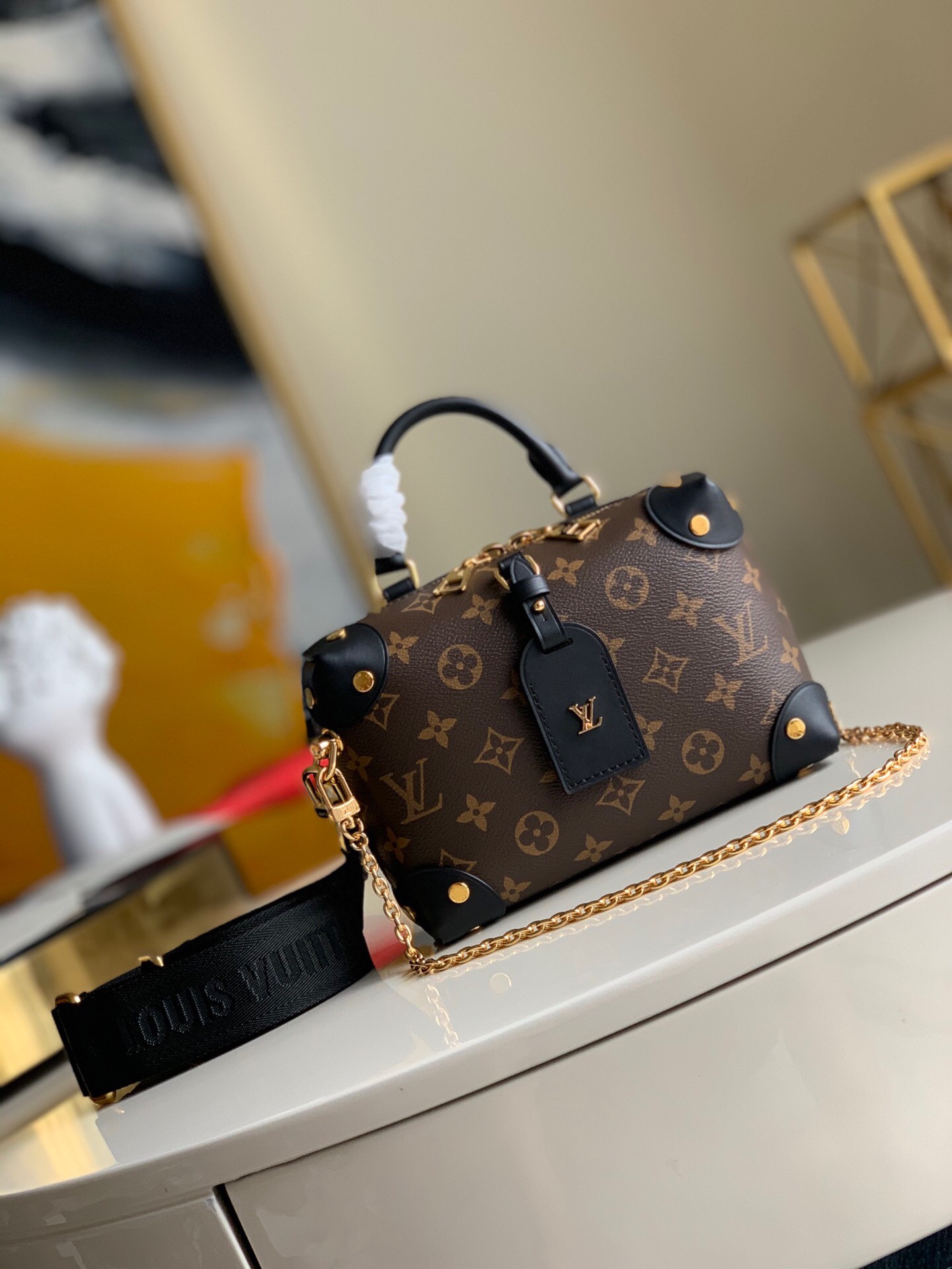 LOUIS VUITTON MONOGRAM PETITE MALLE SOUPLE 20CM M45571 - Image 2