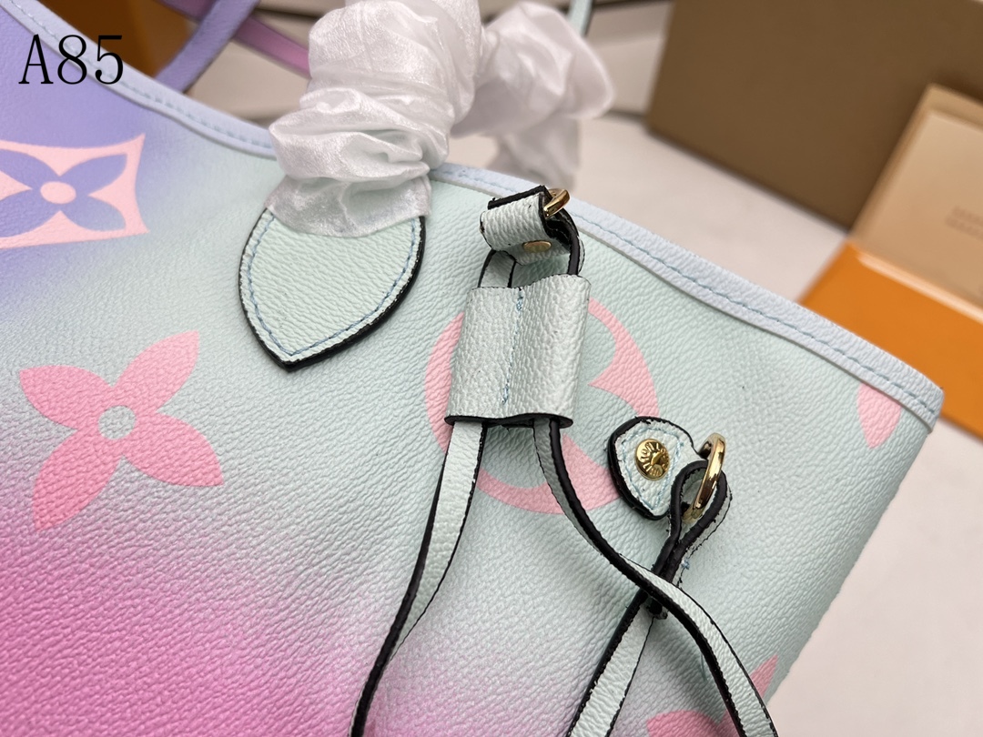 LOUIS VUITTON NEVERFULL MM SUNRISE PASTEL 31CM M46077 - Image 3