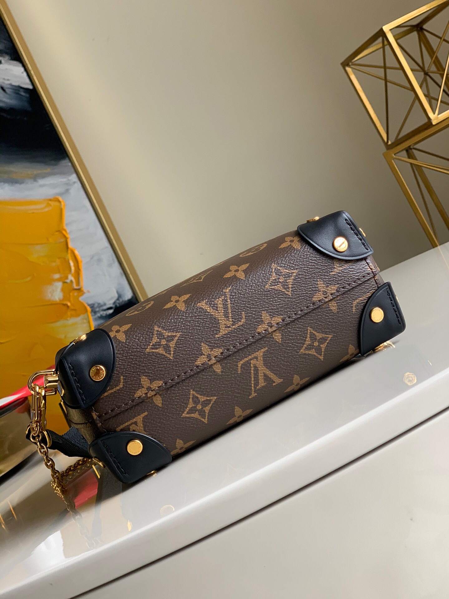LOUIS VUITTON MONOGRAM PETITE MALLE SOUPLE 20CM M45571 - Image 6