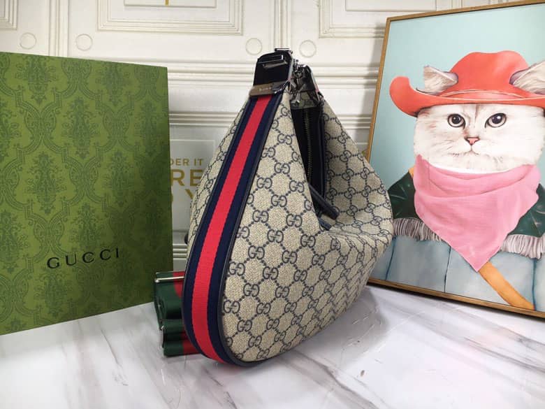 GUCCI GG ATTACHE LARGE SHOULDER BAG BEIGE 35CM 702823 96GRN 4082 - Image 3