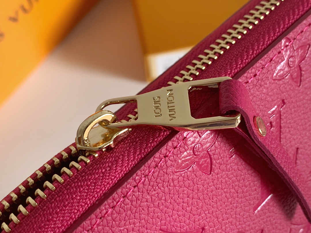 LOUIS VUITTON ZIPPY WALLET MONOGRAM DARK PINK 19CM M61864 - Image 2