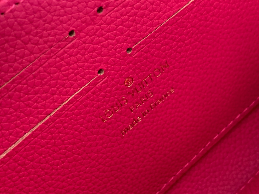 LOUIS VUITTON ZIPPY WALLET MONOGRAM DARK PINK 19CM M61864 - Image 3