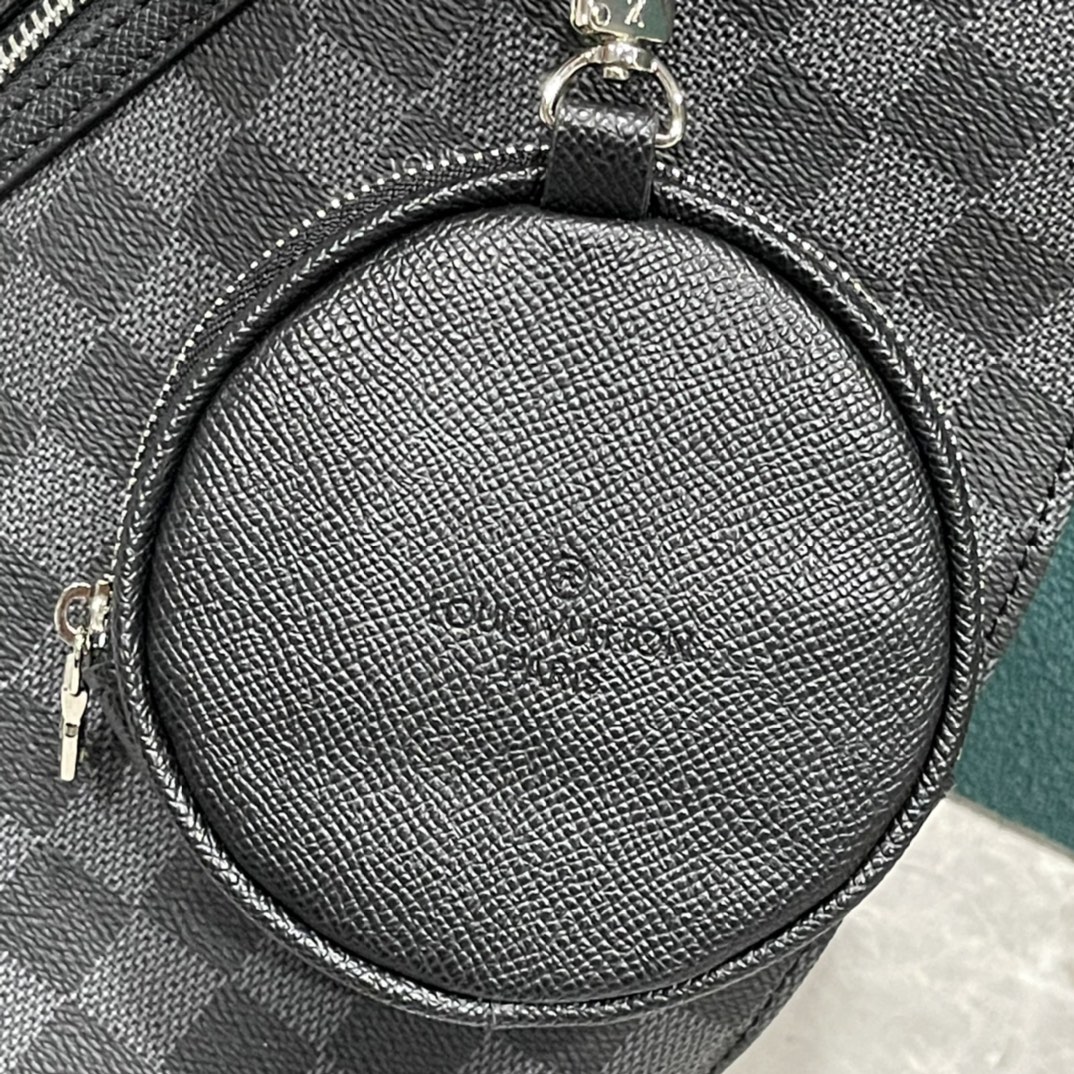 LOUIS VUITTON DUO SLING BAG CARO BLACK 42CM M30936 - Image 5