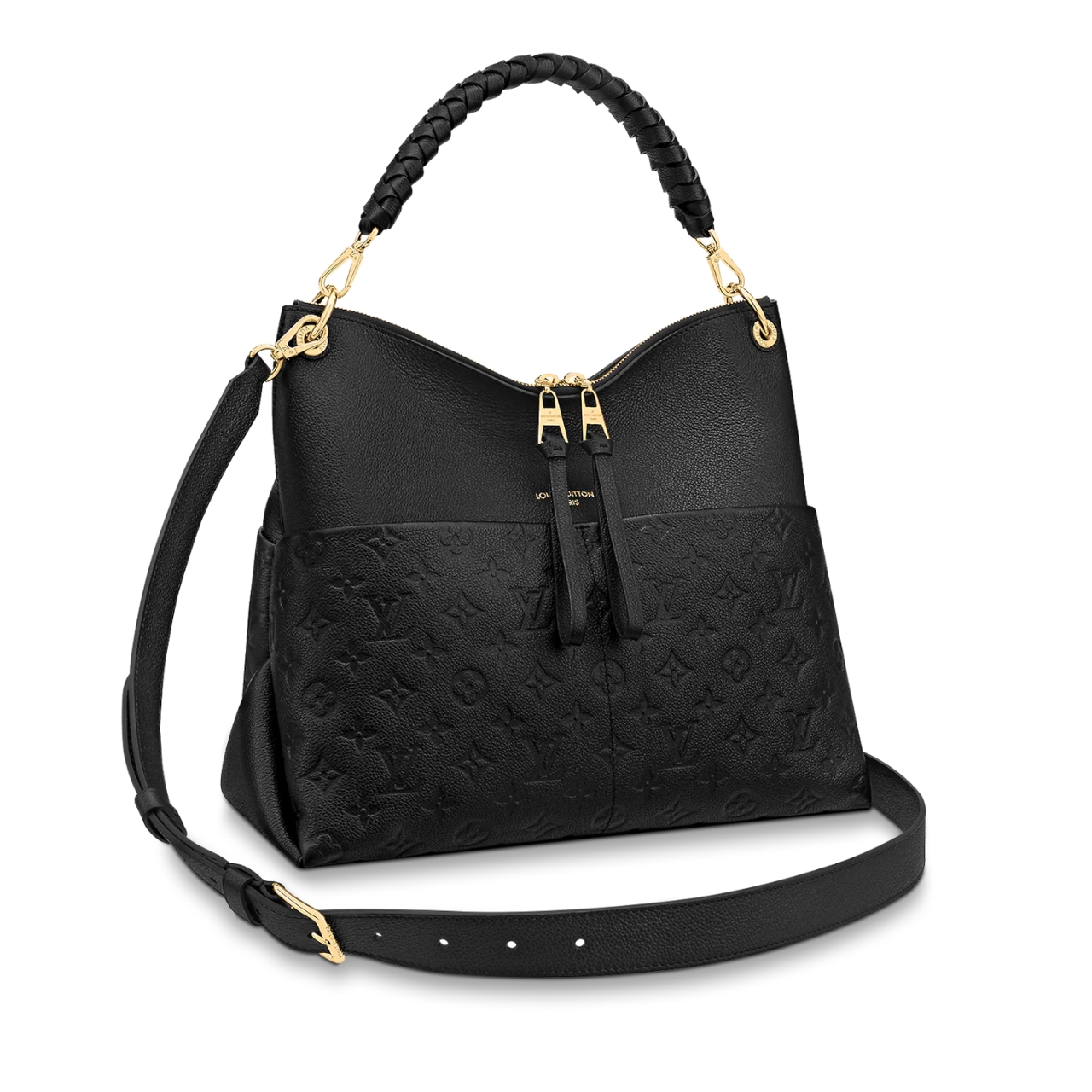 LOUIS VUITTON MAIDA HOBO BAG BLACK M45522