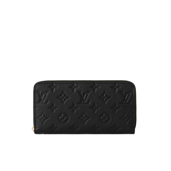LOUIS VUITTON ZIPPY WALLET MONOGRAM BLACK M61864