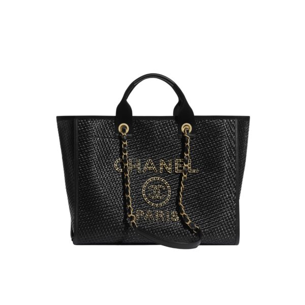 CHANEL DEAUVILLE LARGE SHOPPING TOTE 38CM