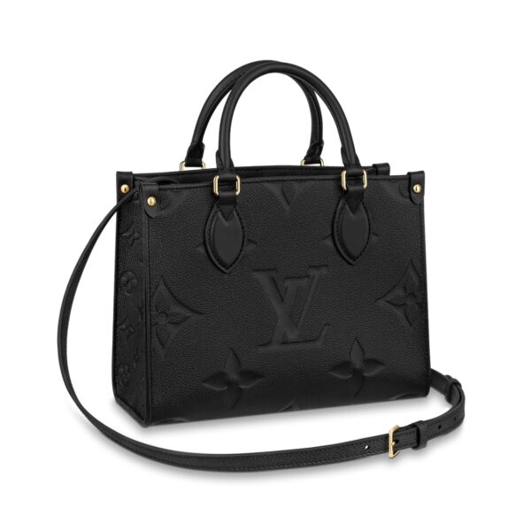 LOUIS VUITTON ONTHEGO PM 25CM BLACK M45653