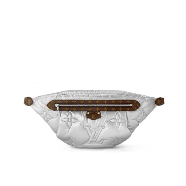 LOUIS VUITTON MAXI BUMBAG SILVER 44CM M20971
