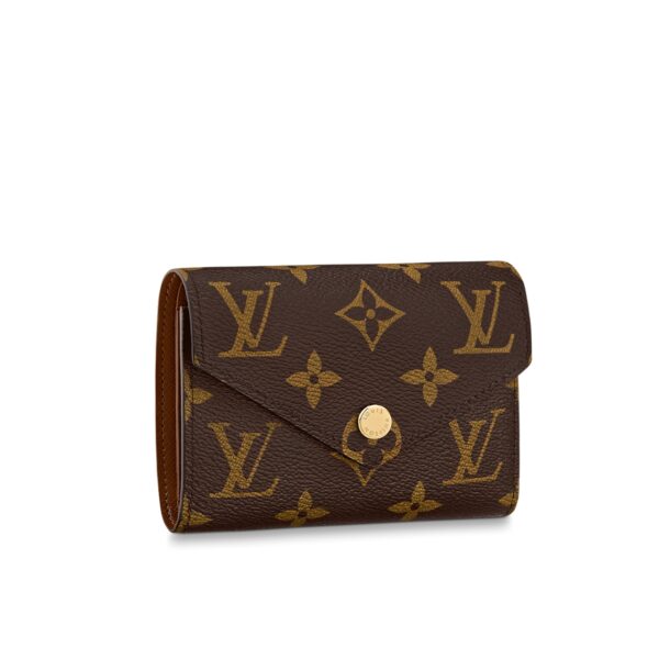 Louis Vuitton Victorine Wallet M62472 12cm Brown