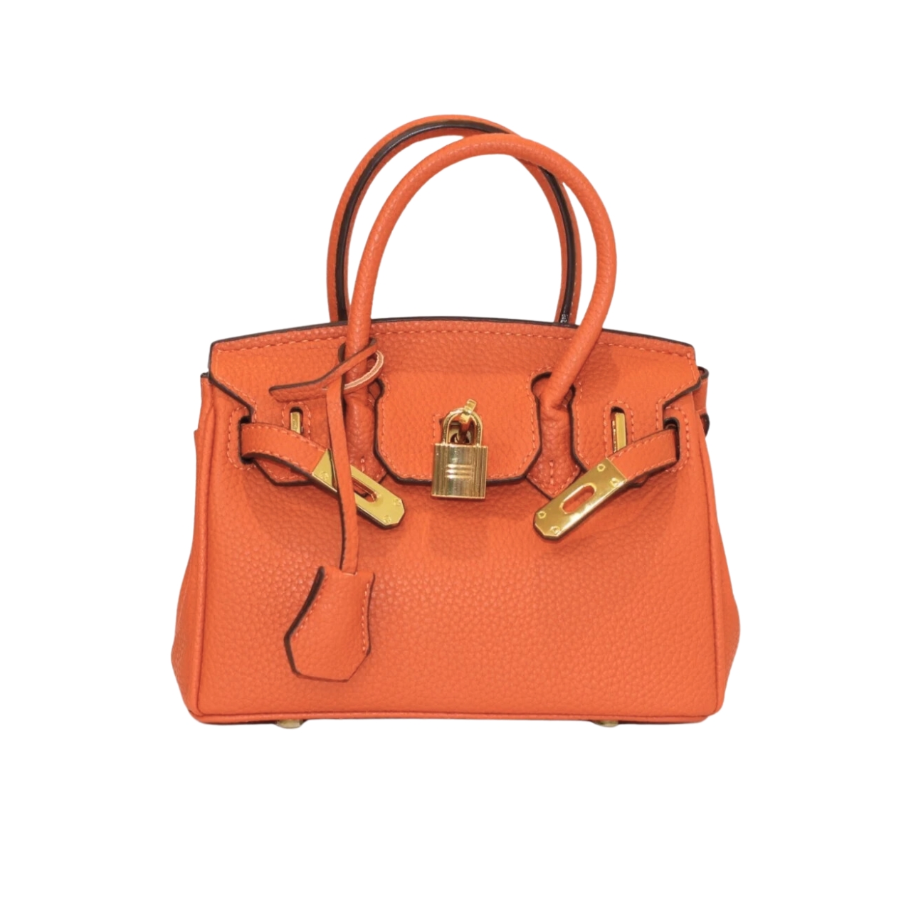 HERMES BIRKIN MINI GOLD HARDWARE EPSOM ORANGE 20CM
