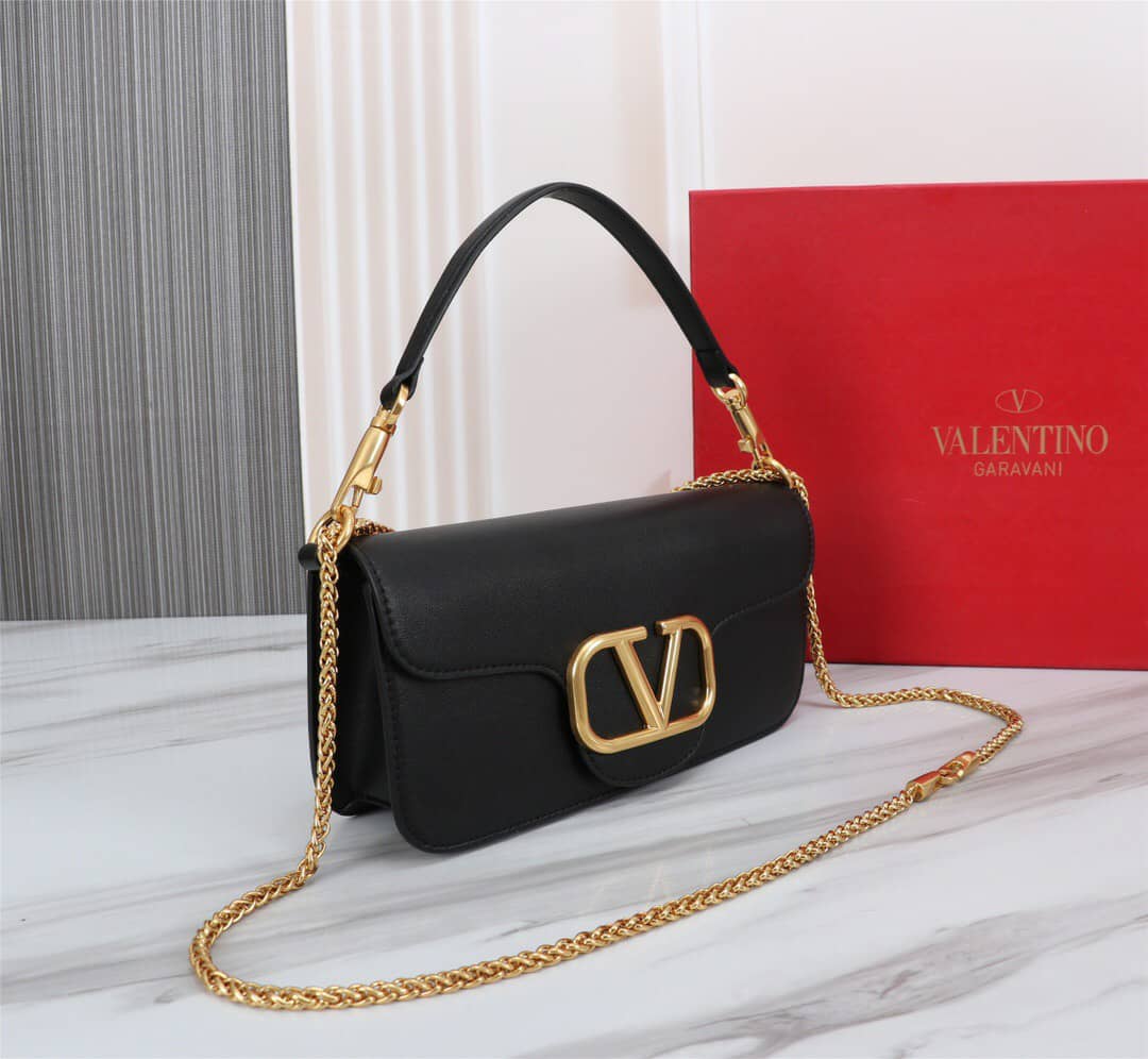 VALENTINO LOCÒ SHOULDER BAG IN BLACK 1W2B0K30ZXL0NO - Image 2