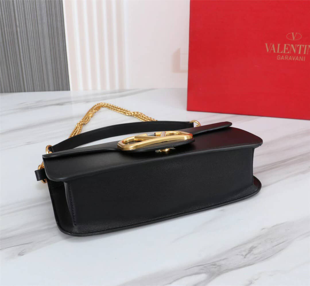 VALENTINO LOCÒ SHOULDER BAG IN BLACK 1W2B0K30ZXL0NO - Image 3