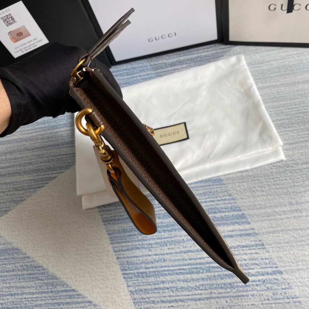 GUCCI NEO VINTAGE SUPREME POUCH Neo 30CM BEGIE 473956 K9GOT 8861 - Image 3