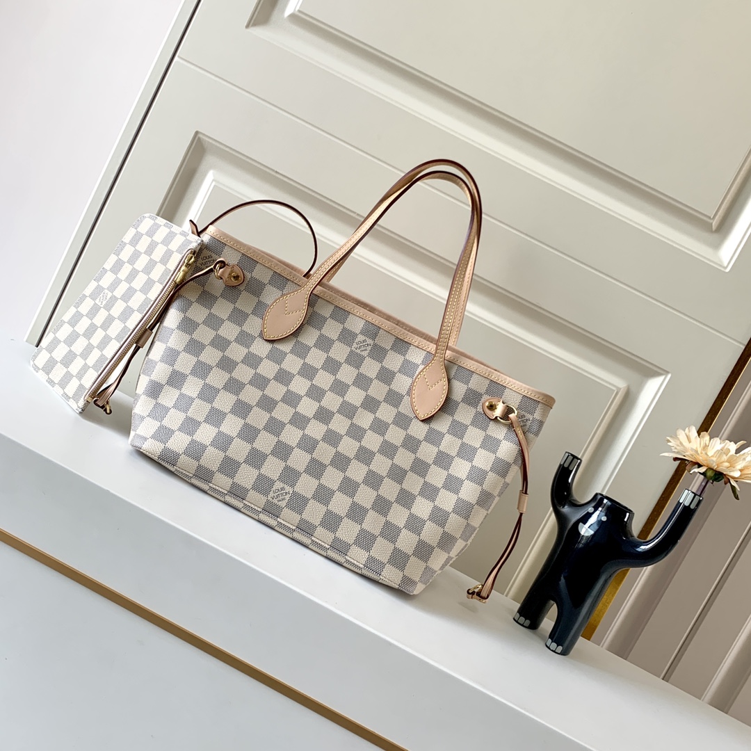 LOUIS VUITTON NEVERFULL PM DAMIER AZUR 29M N41362 - Image 2