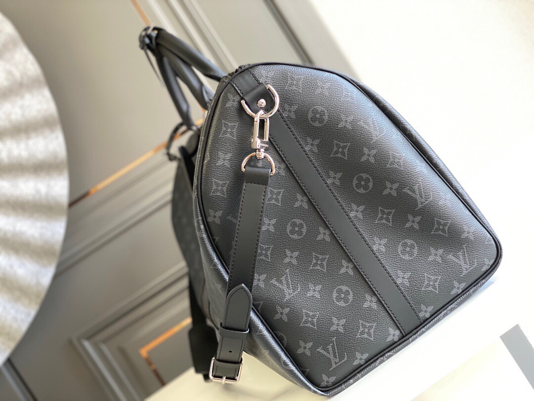 LOUIS VUITTON KEEPALL BANDOULIÈRE 50 MONOGRAM ECLIPSE M40605 - Image 4