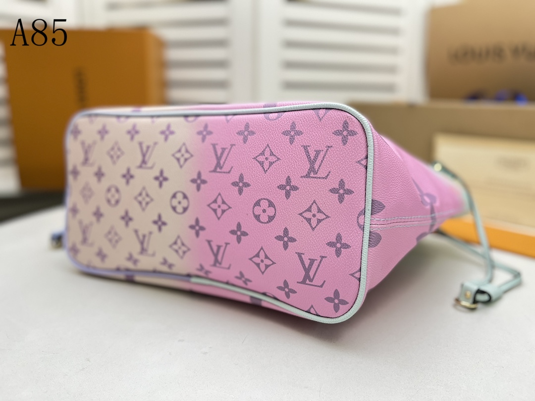 LOUIS VUITTON NEVERFULL MM SUNRISE PASTEL 31CM M46077 - Image 6