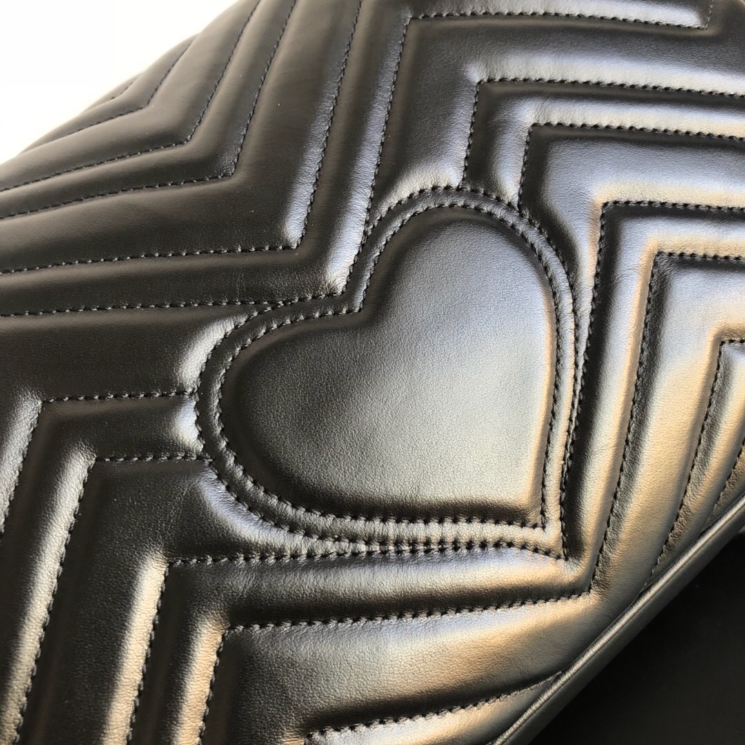 GUCCI MARMONT MEDIUM MATELASSÉ SHOULDER BAG 31CM 443496 DTDIT 1000 - Image 7