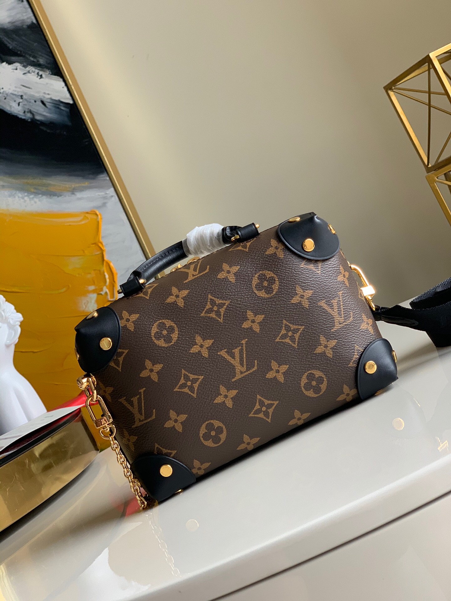 LOUIS VUITTON MONOGRAM PETITE MALLE SOUPLE 20CM M45571 - Image 7