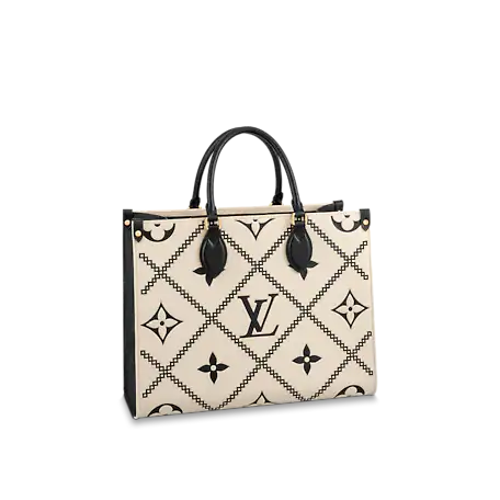 LOUIS VUITTON ONTHEGO MM 35CM WHITE M46016