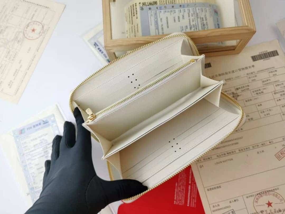 LOUIS VUITTON ZIPPY WALLET BEIGE M81138 - Image 8