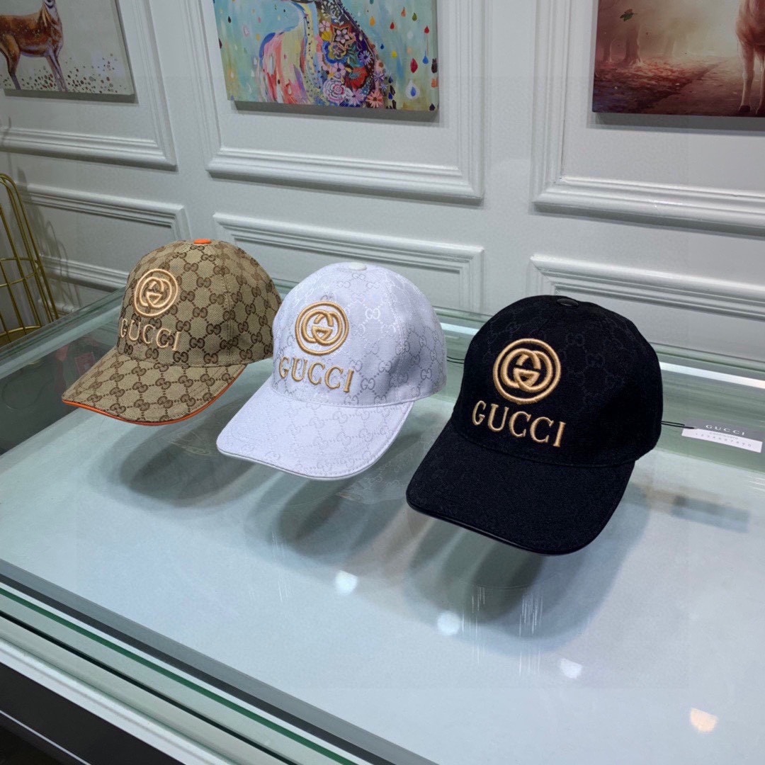 GUCCI GG CANVAS BASEBALL CAP BLACK - Image 2