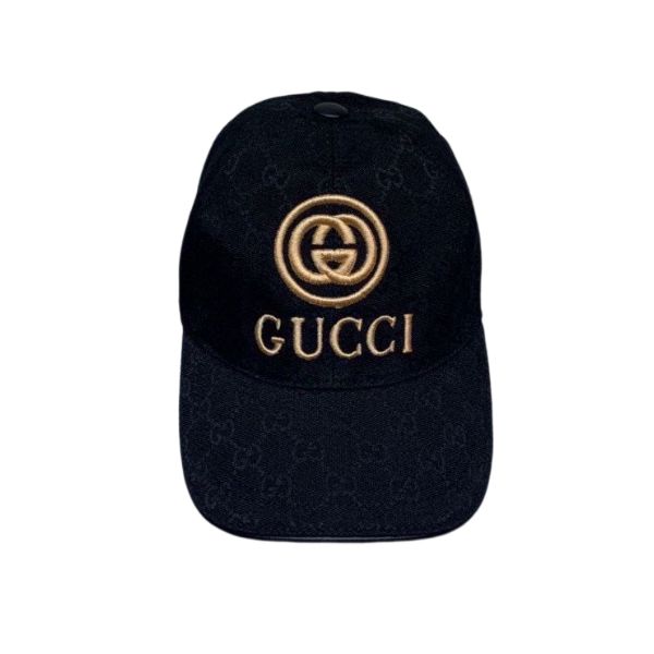 GUCCI GG CANVAS BASEBALL CAP BLACK