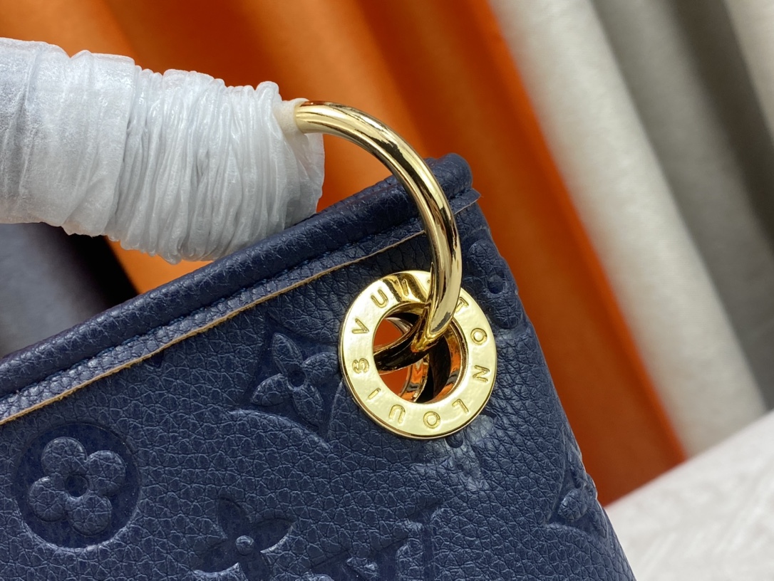 LOUIS VUITTON ARTSY MM 47CM NAVY BLUE M41066 - Image 5