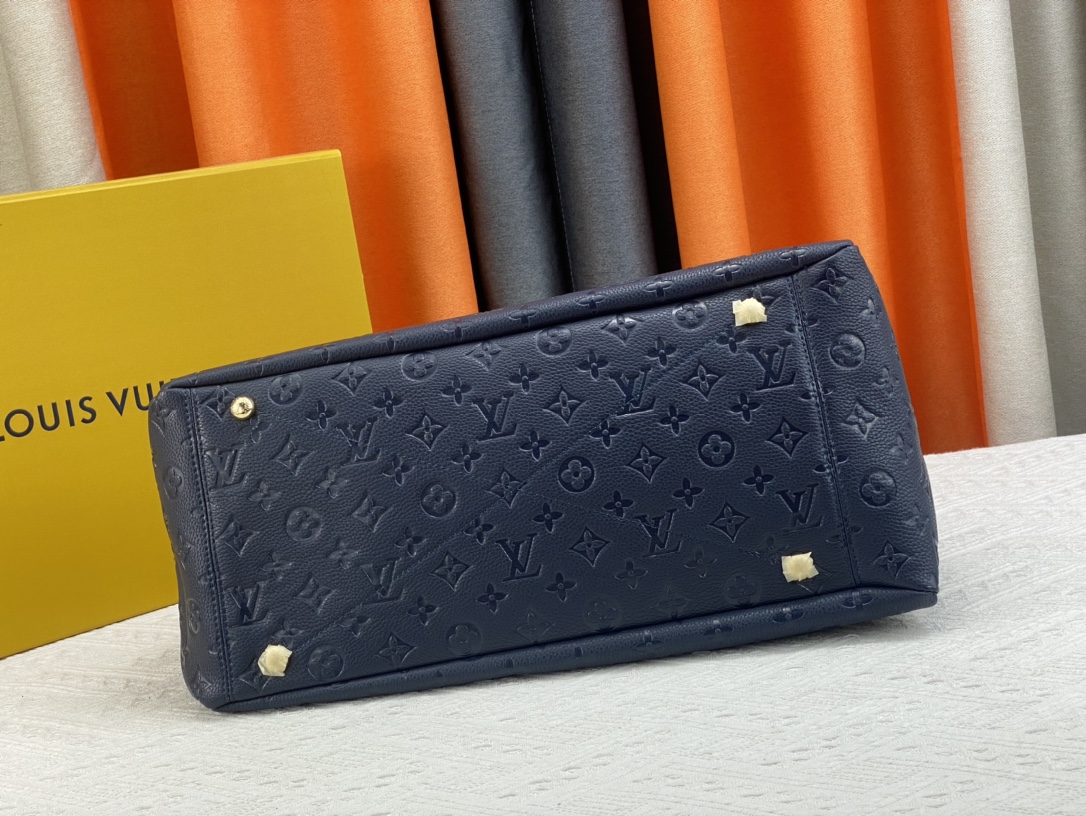 LOUIS VUITTON ARTSY MM 47CM NAVY BLUE M41066 - Image 6