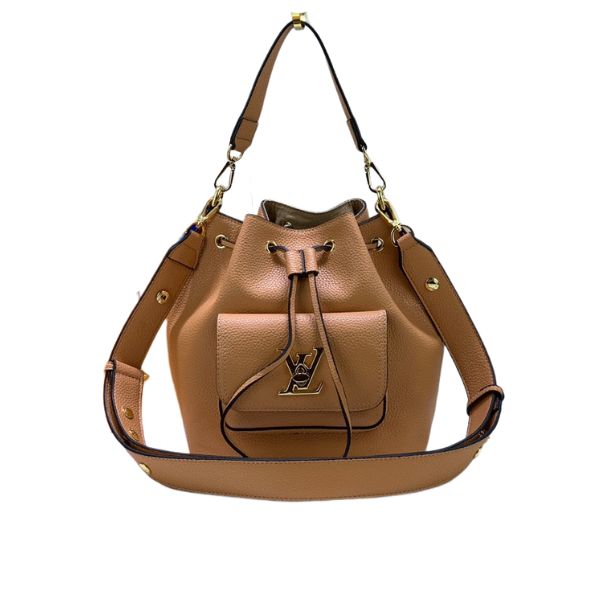LOUIS VUITTON LOCKME BUCKET BROWN 23CM