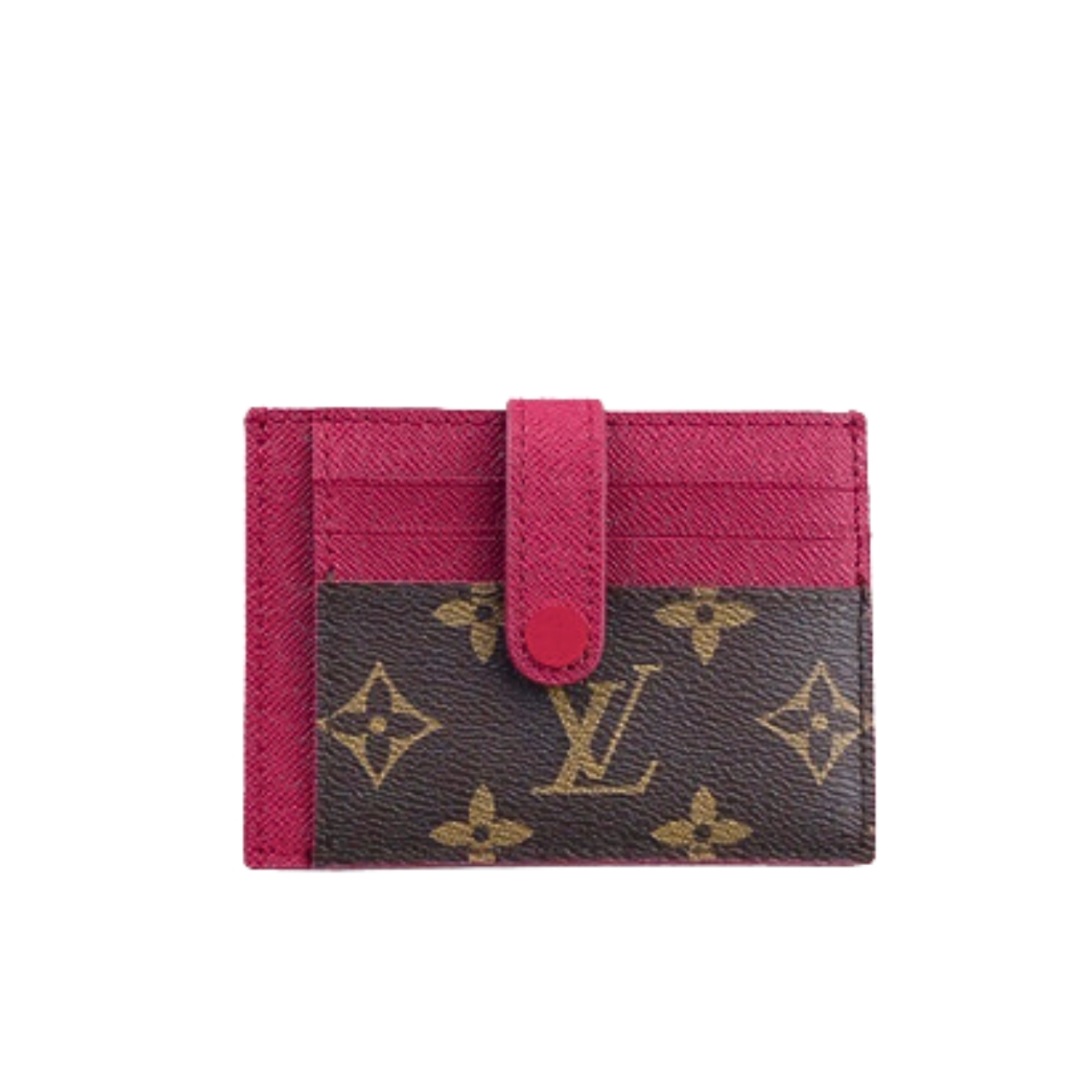 LOUIS VUITTON MULTI CARD HOLDER WALLETS DARK PINK 11CM M66532