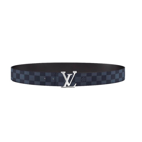 LOUIS VUITTON LV INITIALES REVERSIBLE BELT NAVY 40CM