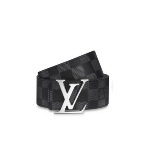 LOUIS VUITTON LV CEINTURE INITIALES REVERSIBLE SILVER 4CM
