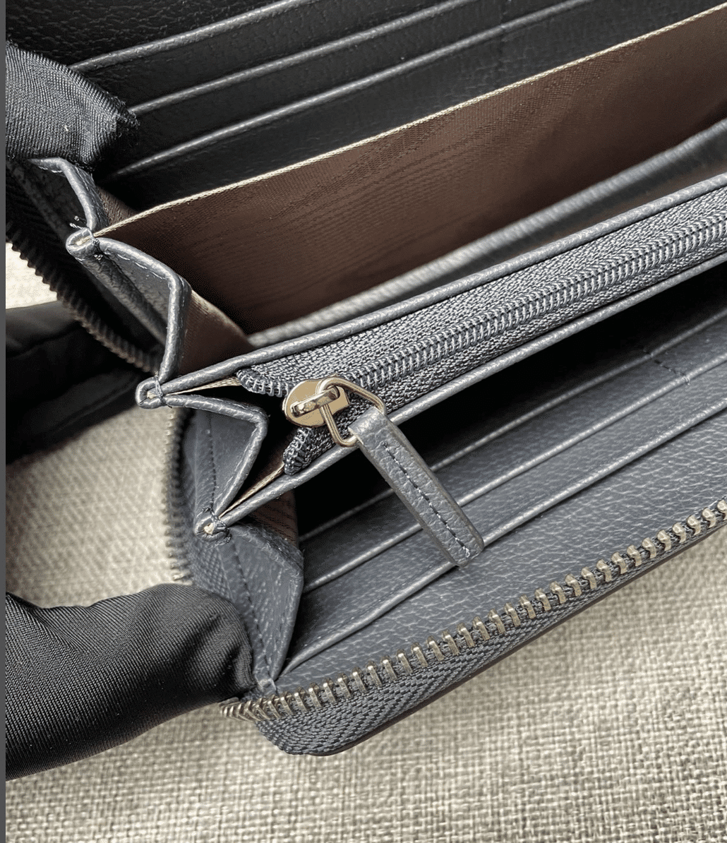 GUCCI OPHIDIA ZIP AROUND WALLET 19.5CM BLACK 52315496IWN - Image 9