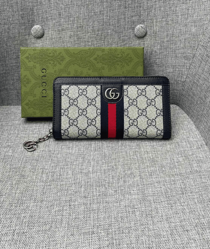 GUCCI OPHIDIA ZIP AROUND WALLET 19.5CM BLACK 52315496IWN - Image 6
