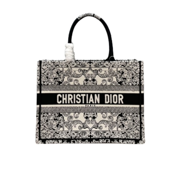 DIOR MEDIUM DIOR BOOK TOTE BLACK 36CM