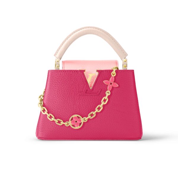 LOUIS VUITTON CAPUCINES TAURILLON DARK PINK 27CM M20845