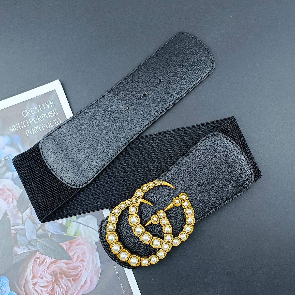 GUCCI BELT WITH PEARL DOUBLE G - Image 2