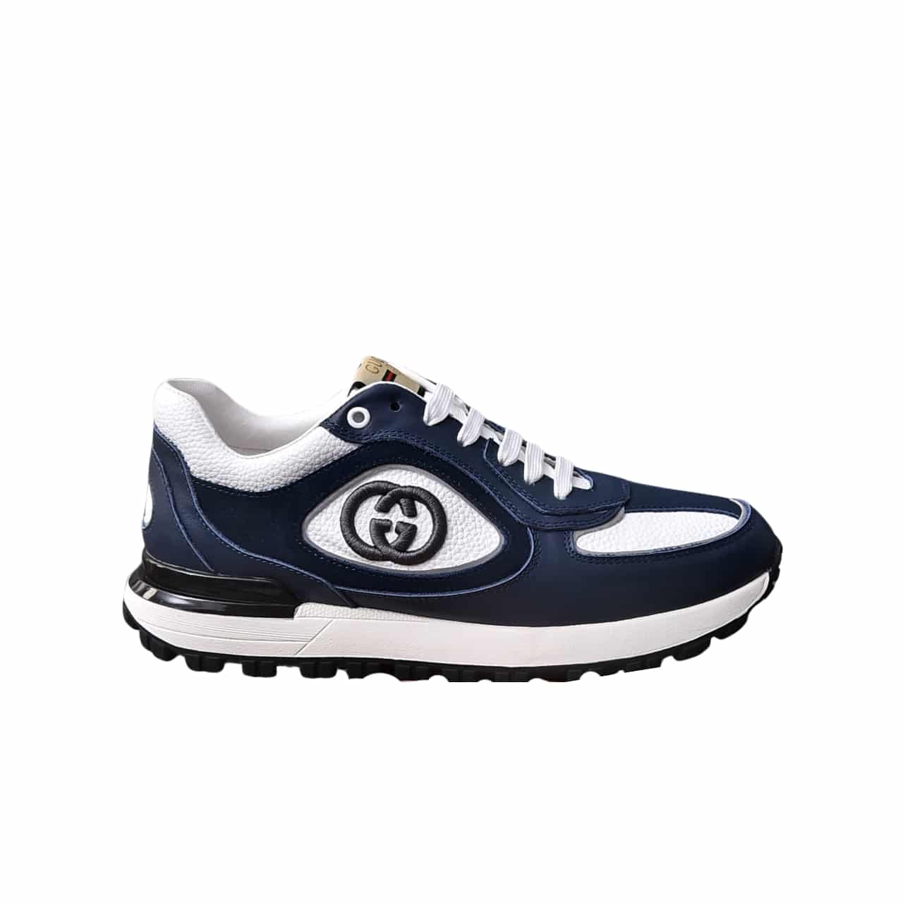 GUCCI DOUBLE G MEN'S RUN SNEAKER BLUE