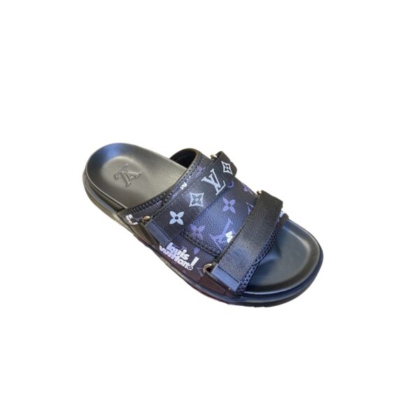 LOUIS VUITTON LV MONOGRAM SANDAL WITH LOGO BLUE