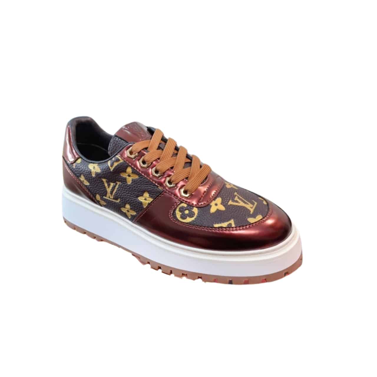 LOUIS VUITTON MEN’S SNEAKERS MONOGRAM EMPREINTE BROWN
