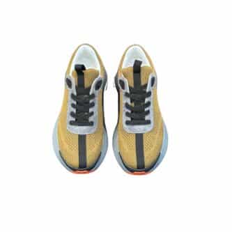 HERMES HEROS SNEAKER KHAKI GRAY H232985ZH1R400
